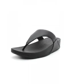 Fashion L'Empreinte Chaussures FITFLOP LULU LEATHER TOEPOST noir