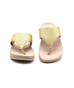 Store L'Empreinte Chaussures FITFLOP OLIVE TEXTURED GLITZ platine