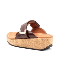 Sale L'Empreinte Chaussures FITFLOP REMI ADJUSTABLE marron