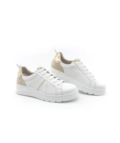 Store L'Empreinte Chaussures FLUCHOS FEMME F1665 POMPAS blanc