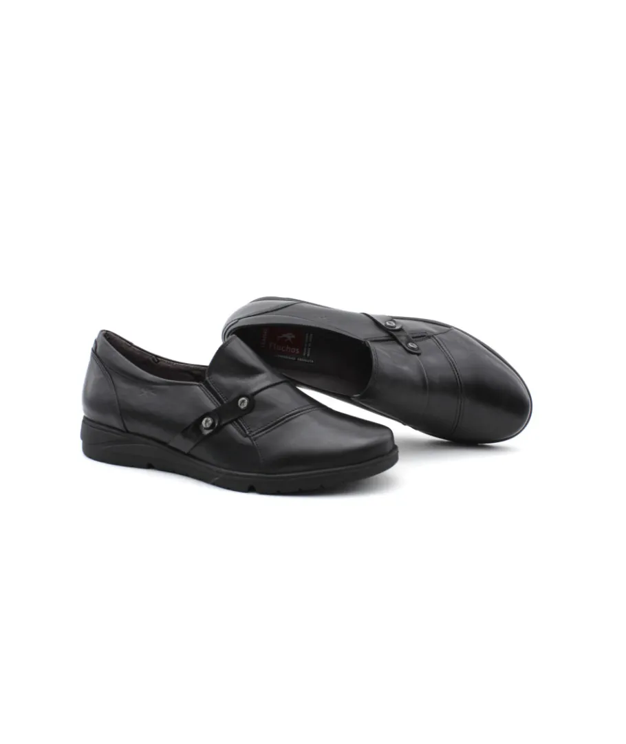 New L'Empreinte Chaussures FLUCHOS F1567 STYLL noir