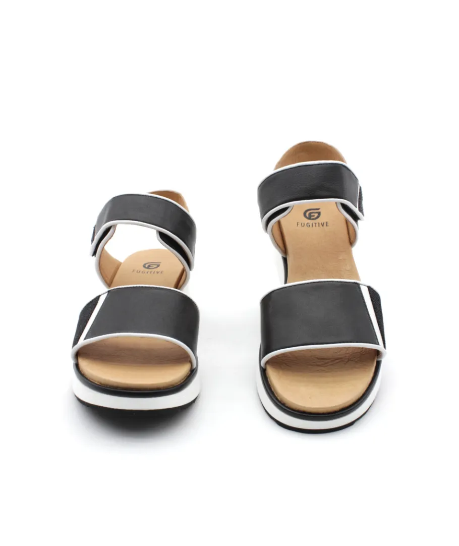 New L'Empreinte Chaussures FUGITIVE KIMONO noir