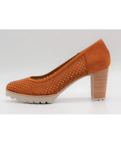 Hot L'Empreinte Chaussures GADEA ESCARPIN 40574 VELOURS CURRY