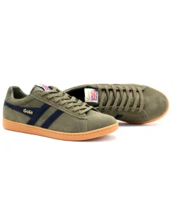 Cheap L'Empreinte Chaussures GOLA EQUIPE SUEDE CM495 kaki
