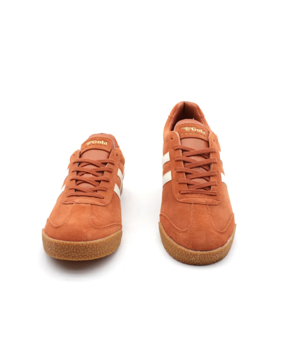 Shop L'Empreinte Chaussures GOLA HARRIER SUEDE CMA 192 orange