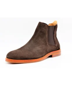 Shop L'Empreinte Chaussures HUDSON TONTI VELOURS marron