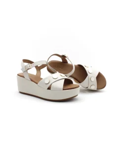 Discount L'Empreinte Chaussures INUOVO 123109 CREME