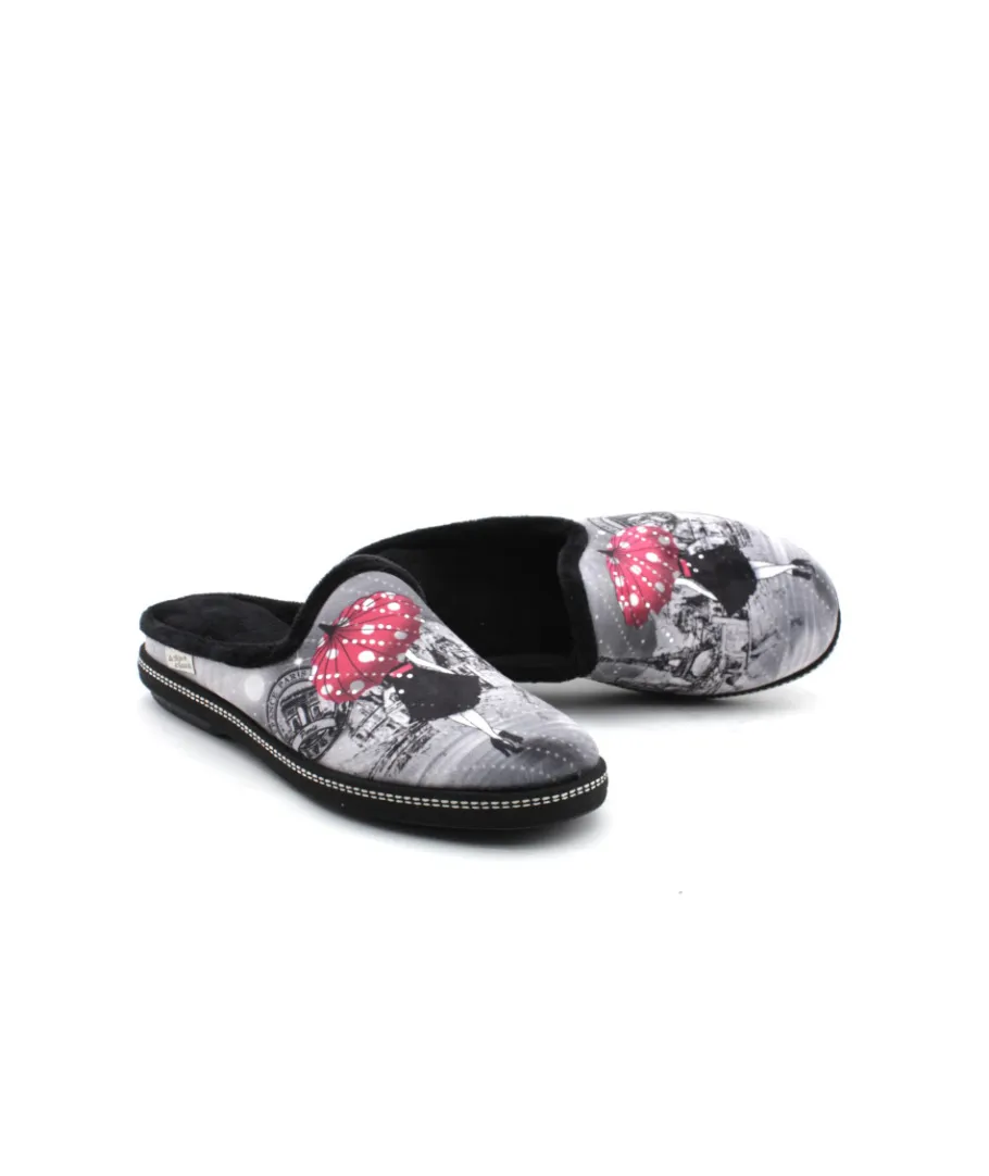 New L'Empreinte Chaussures LA MAISON DE L'ESPADRILLE 6812 noir