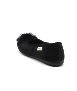 Shop L'Empreinte Chaussures LA MAISON DE L'ESPADRILLE 6056 BALLERINE noir