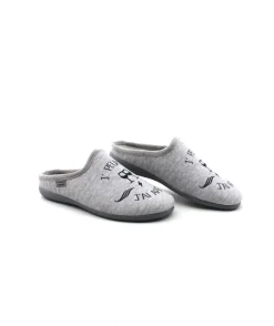 New L'Empreinte Chaussures LA MAISON DE L'ESPADRILLE 109-6-H12 MULE gris