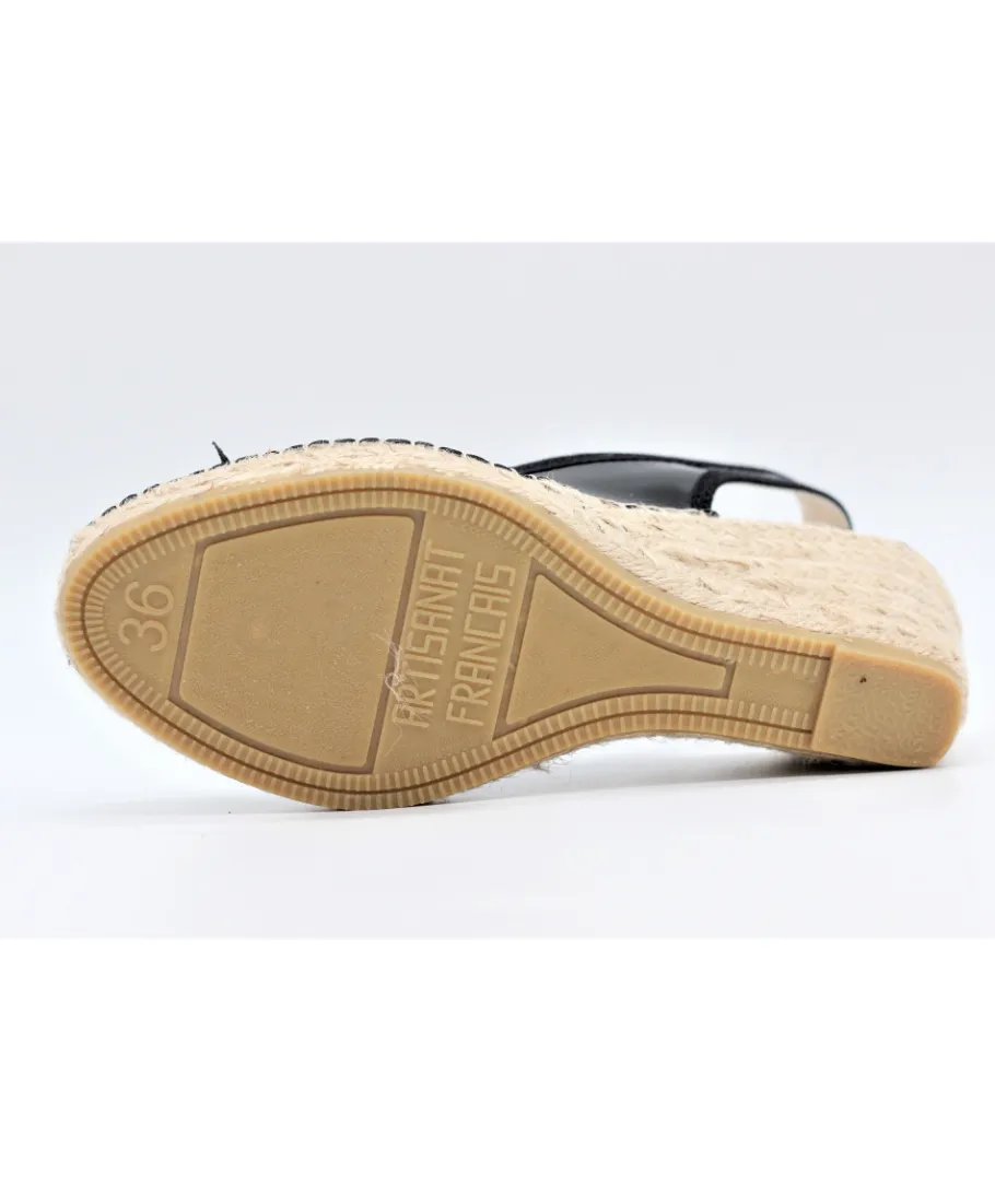 Cheap L'Empreinte Chaussures LA MAISON DE L'ESPADRILLE 905 VERNIS noir