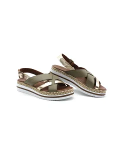 Sale L'Empreinte Chaussures L'UNE ET L'AUTRE EGLANTINE kaki