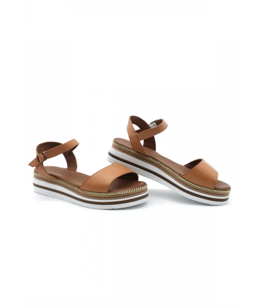 New L'Empreinte Chaussures LUNE ET L'AUTRE VANITY cognac