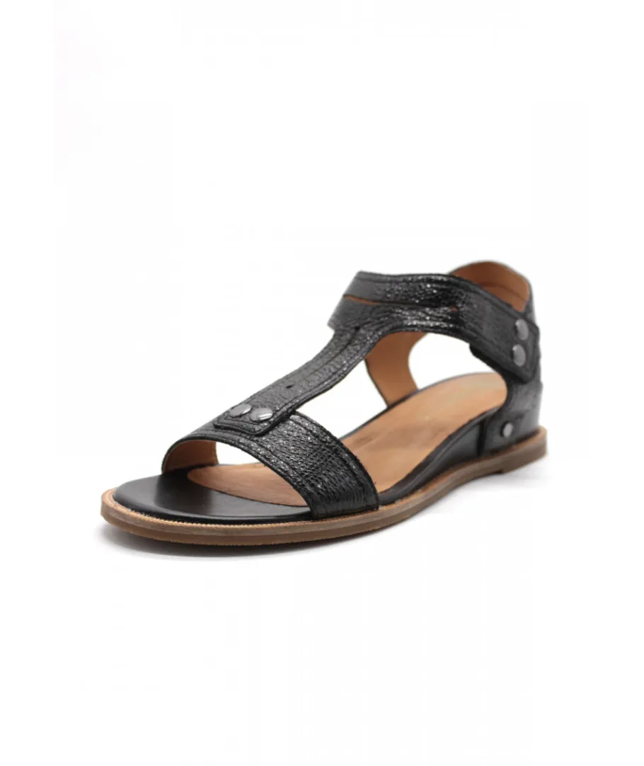 New L'Empreinte Chaussures MAMZELLE OISIN CRACK noir