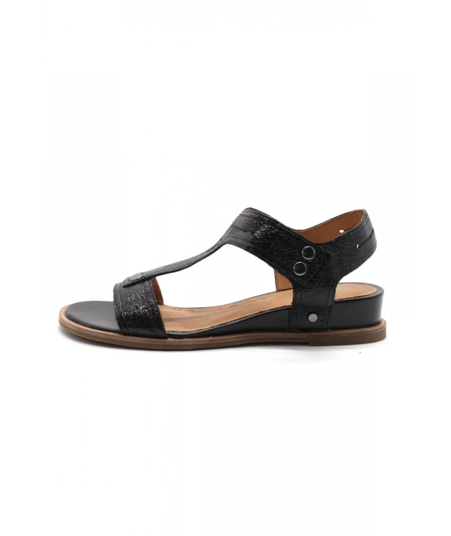 New L'Empreinte Chaussures MAMZELLE OISIN CRACK noir