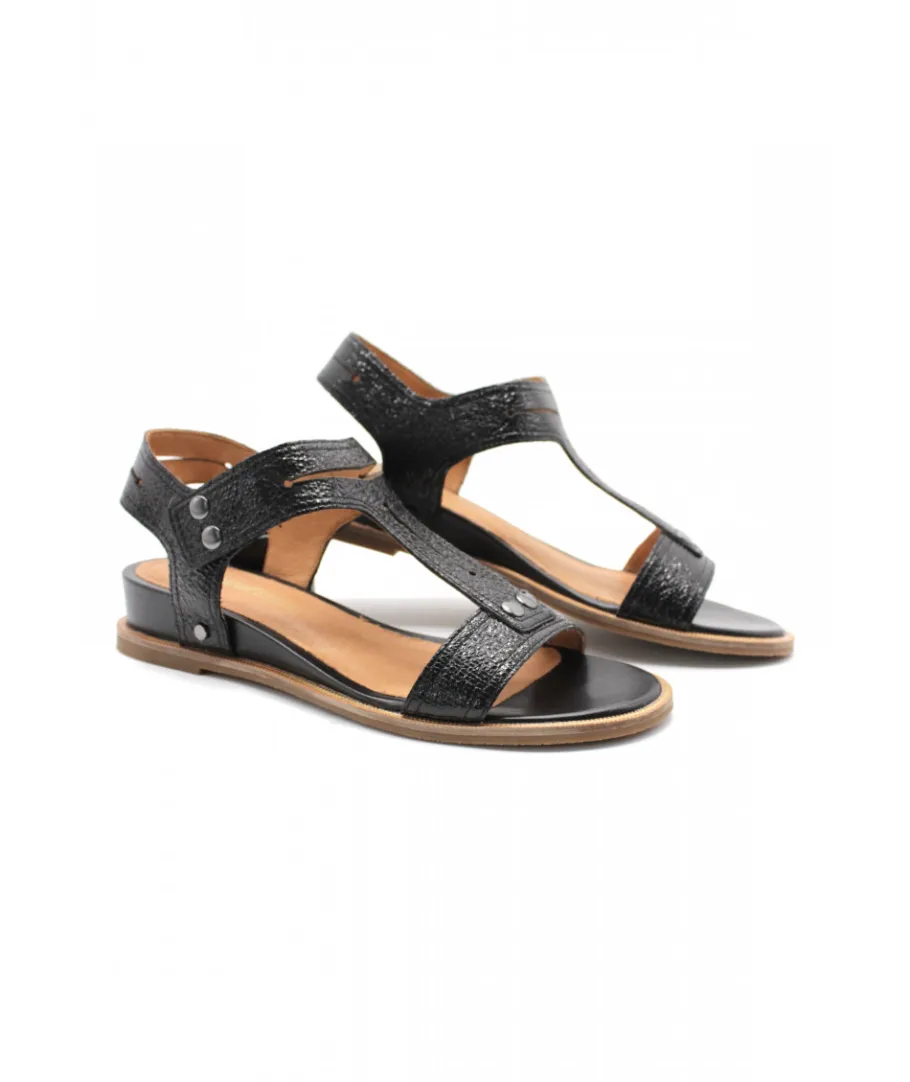 New L'Empreinte Chaussures MAMZELLE OISIN CRACK noir