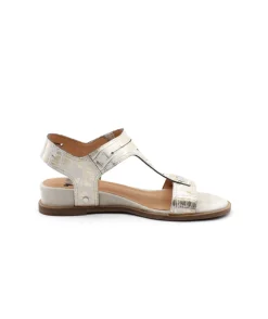 Discount L'Empreinte Chaussures MAMZELLE OISIN CROCO CREME