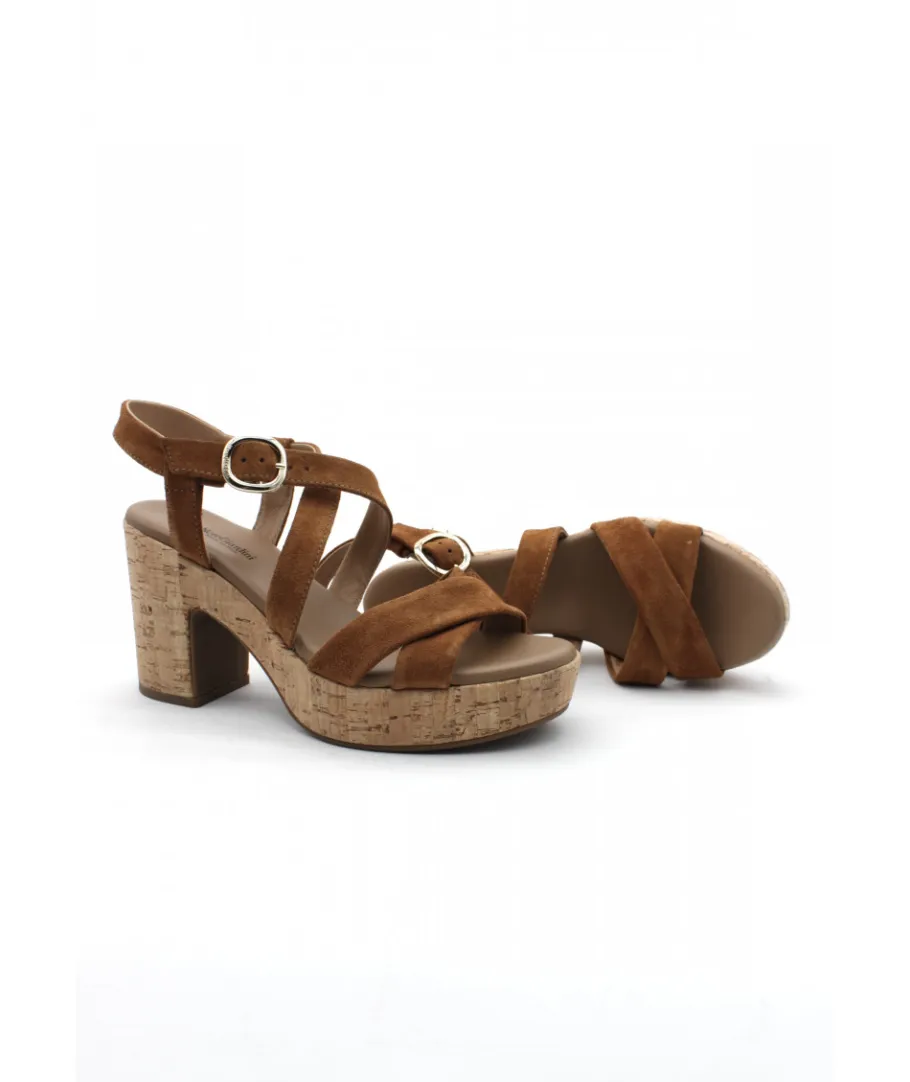 Outlet L'Empreinte Chaussures NEROGIARDINI 18761 TABAC