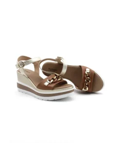 Shop L'Empreinte Chaussures NEROGIARDINI E410530D cognac