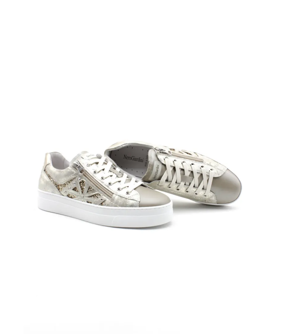 Store L'Empreinte Chaussures NEROGIARDINI E409930D platine