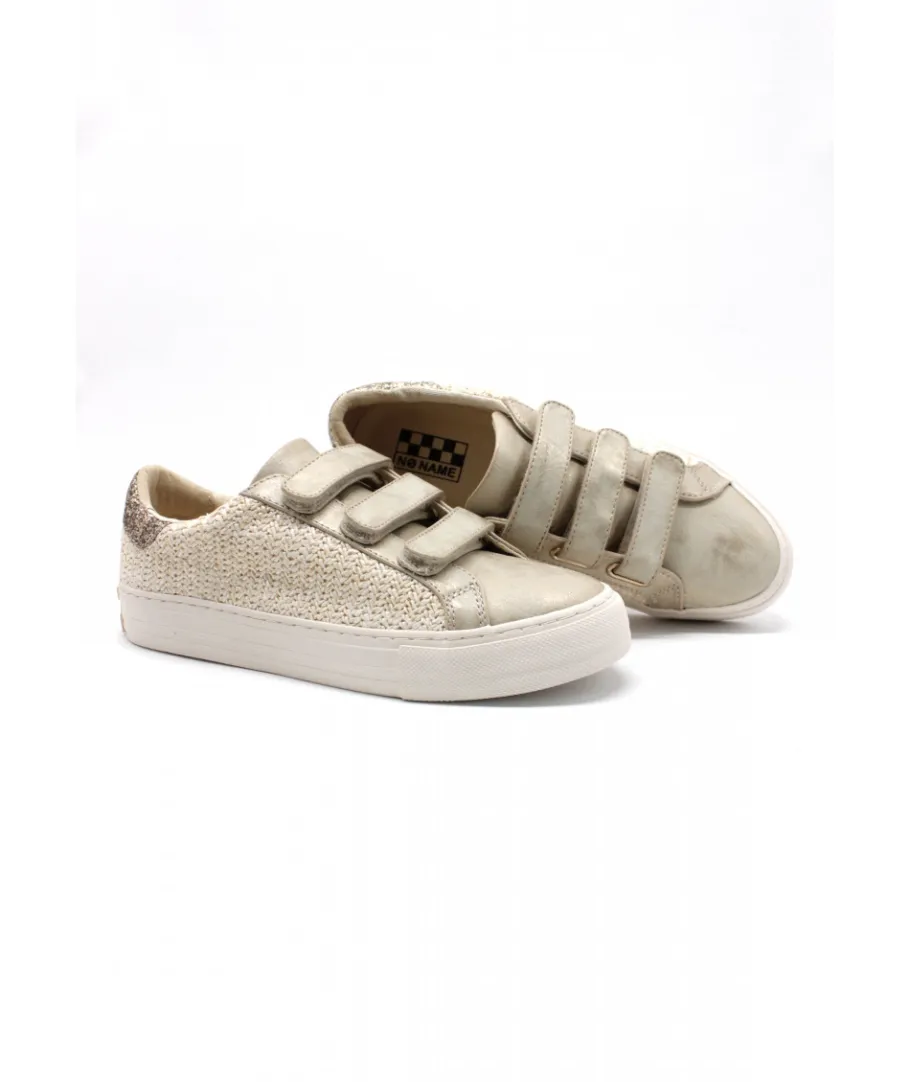 New L'Empreinte Chaussures NO NAME ARCADE STRAPS beige