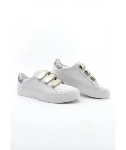 Cheap L'Empreinte Chaussures NO NAME ARCADE STRAPS NAPPA CLOSTER blanc