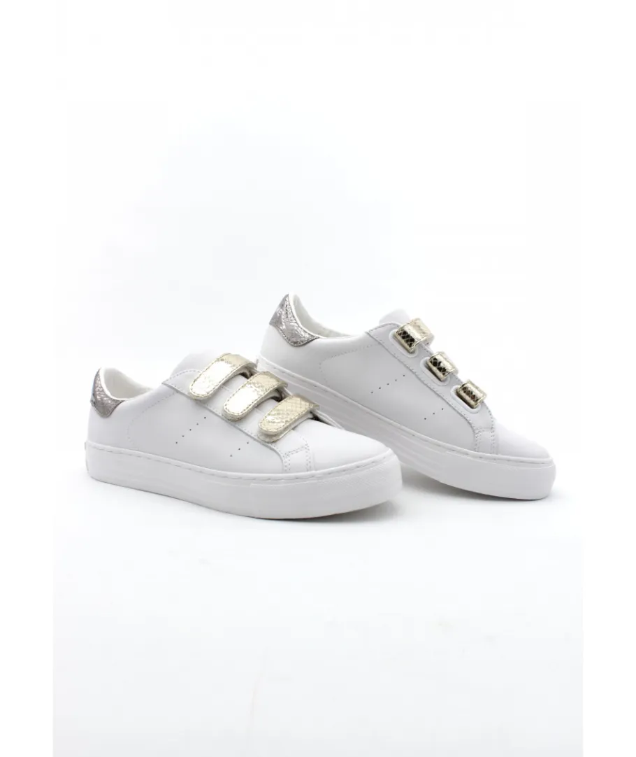 Cheap L'Empreinte Chaussures NO NAME ARCADE STRAPS NAPPA CLOSTER blanc