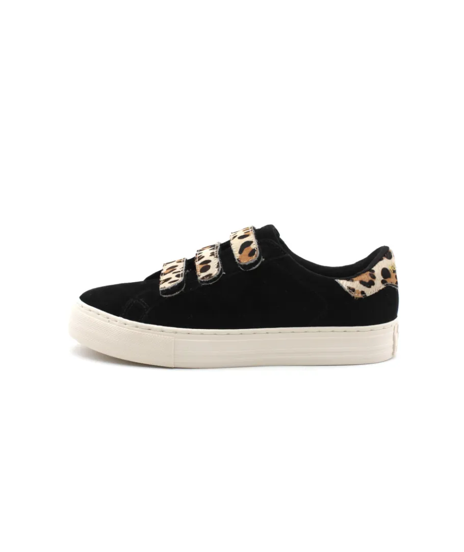 Sale L'Empreinte Chaussures NO NAME ARCADE STRAPS PERFOS noir