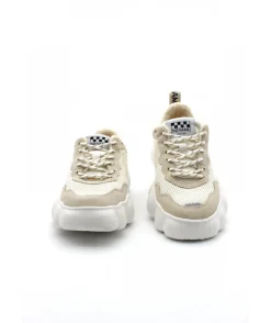 Sale L'Empreinte Chaussures NO NAME GONG JOGGER RIVA LOGO beige