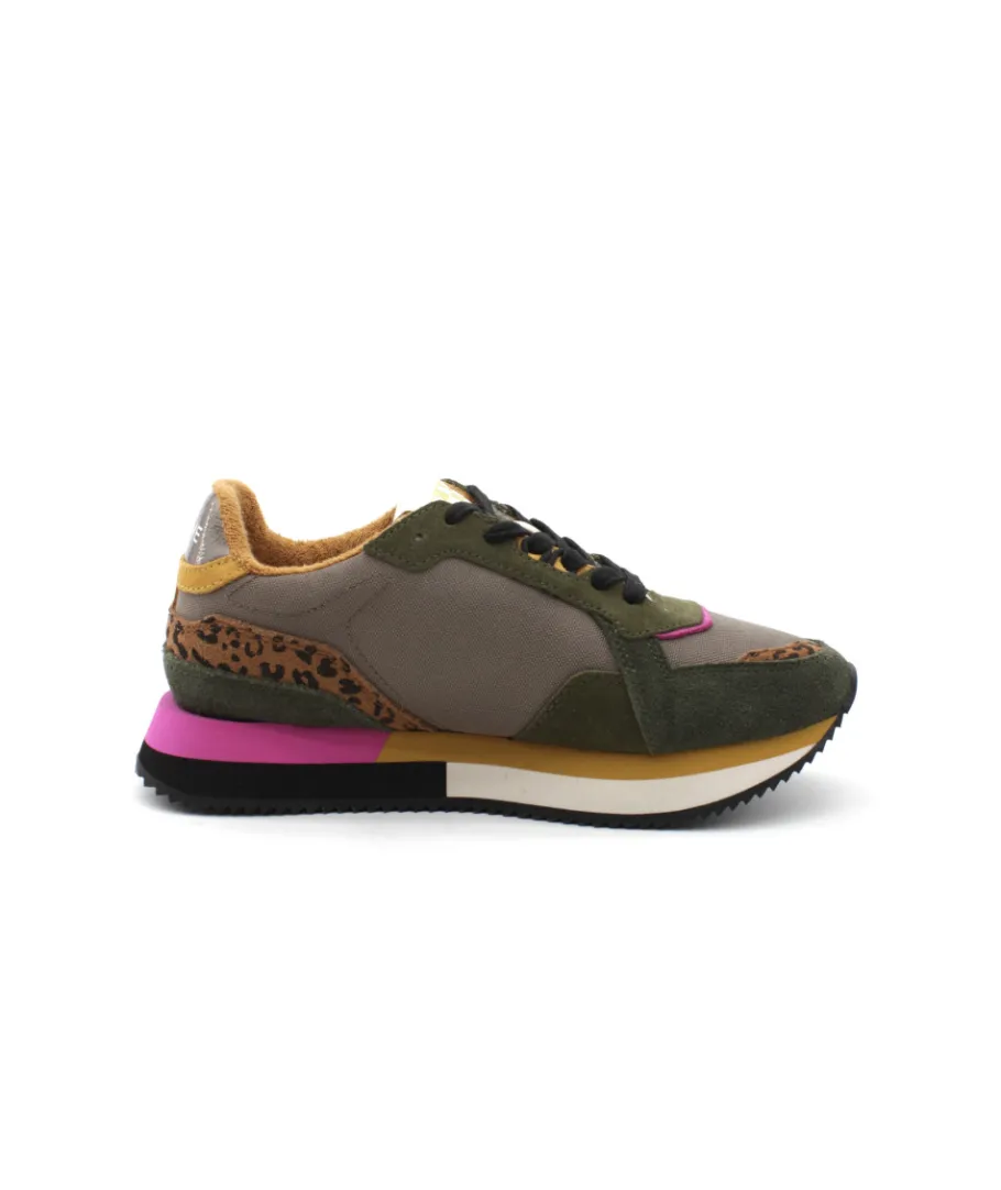 Clearance L'Empreinte Chaussures NO NAME MIA JOGGER olive