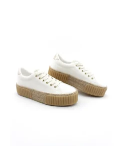 Shop L'Empreinte Chaussures NO NAME MIDNIGHT BUMPER blanc