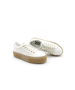 Shop L'Empreinte Chaussures NO NAME MIDNIGHT BUMPER blanc