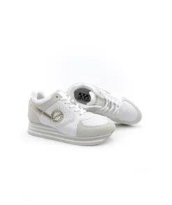 Cheap L'Empreinte Chaussures NO NAME PARKO JOGGER NAPPA EMBRO blanc