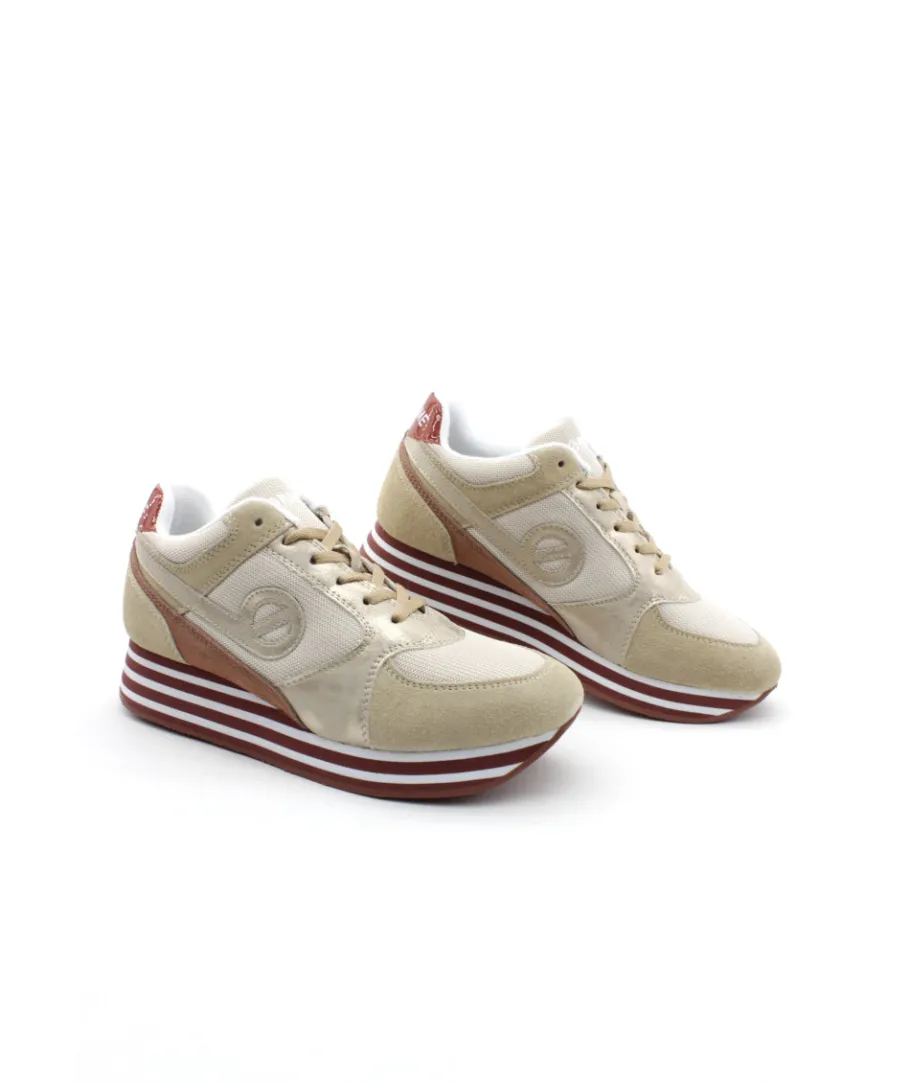 Flash Sale L'Empreinte Chaussures NO NAME PARKO JOGGER NYLON SUEDE sable