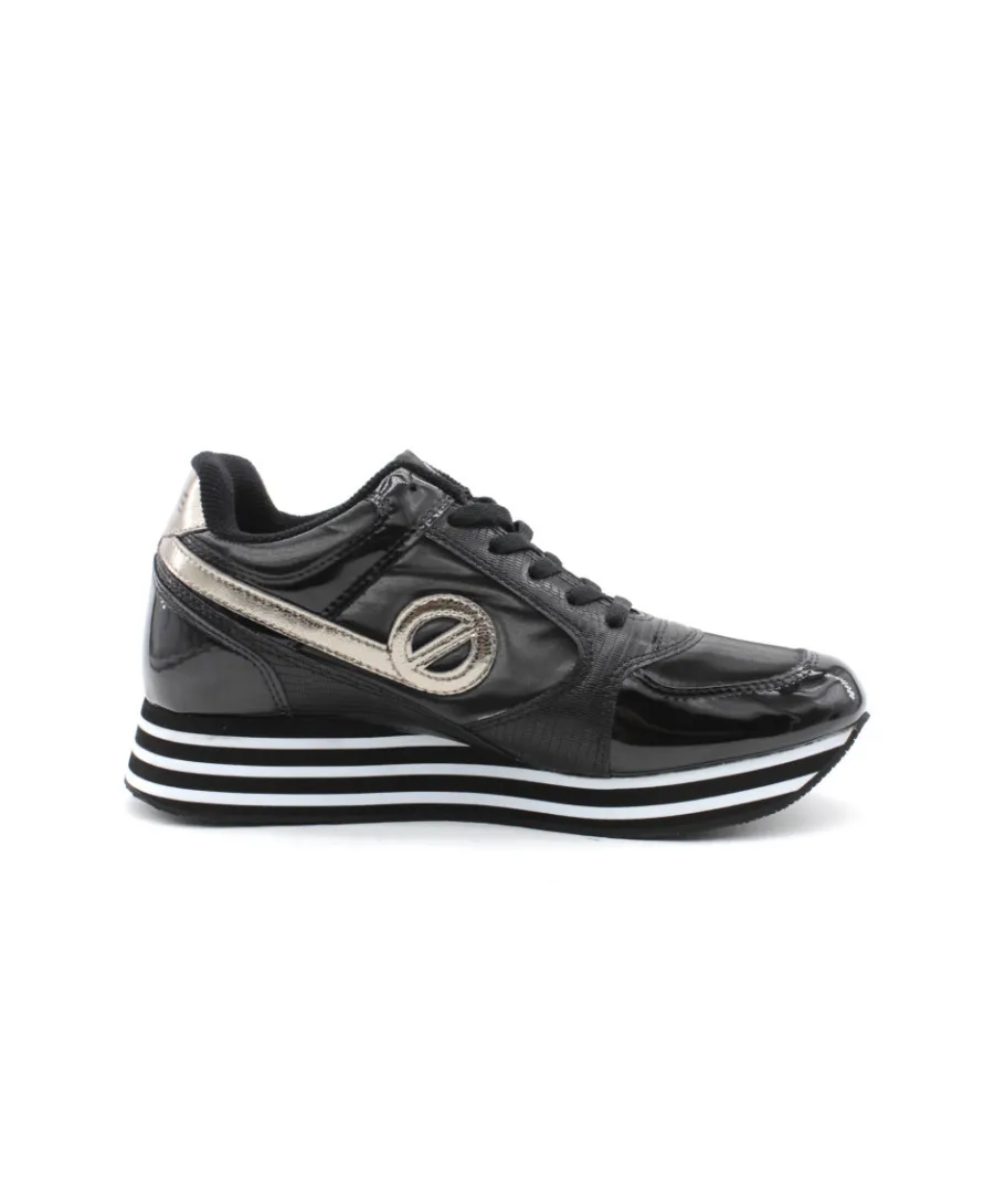 Store L'Empreinte Chaussures NO NAME PARKO JOGGER PATENT LIZ noir