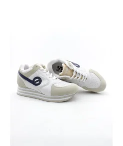 New L'Empreinte Chaussures NO NAME PARKO JOGGER SOFT SUEDE blanc