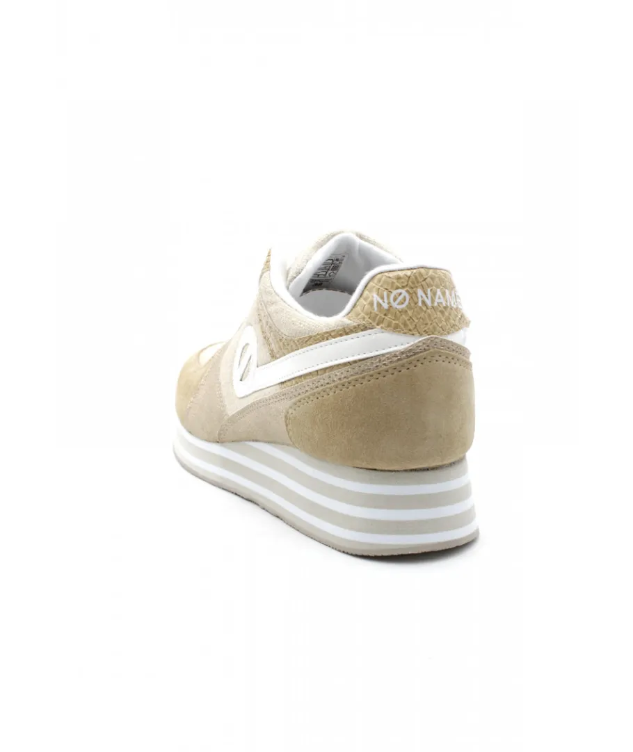Discount L'Empreinte Chaussures NO NAME PARKO JOGGER VANI SUEDE sable