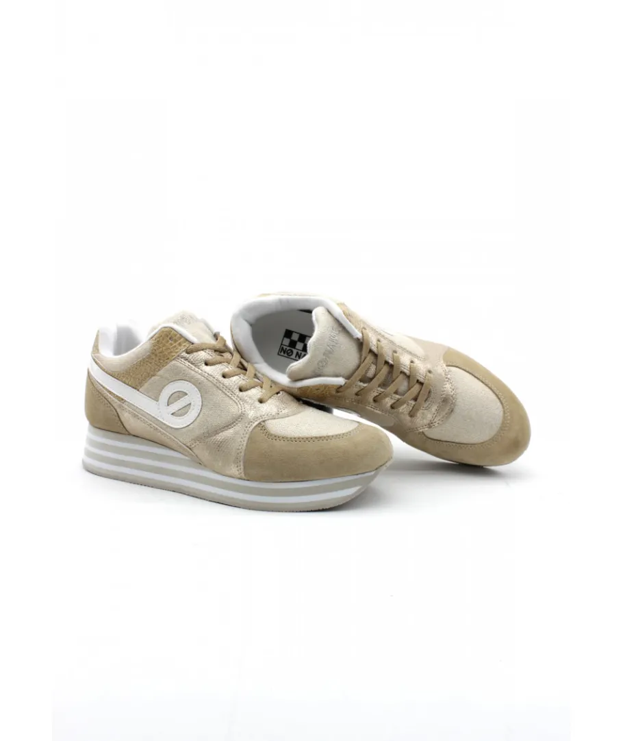 Discount L'Empreinte Chaussures NO NAME PARKO JOGGER VANI SUEDE sable