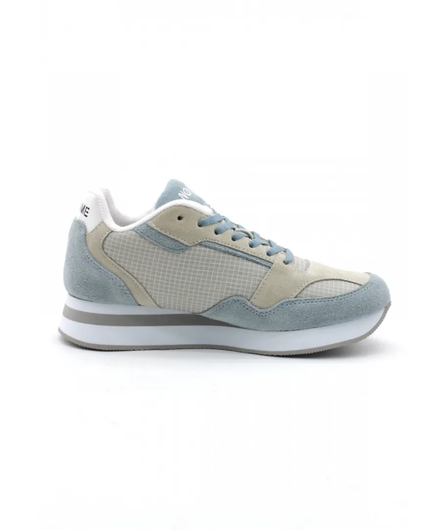 Discount L'Empreinte Chaussures NO NAME PARKO RUNNER SUEDE MENDY bleu
