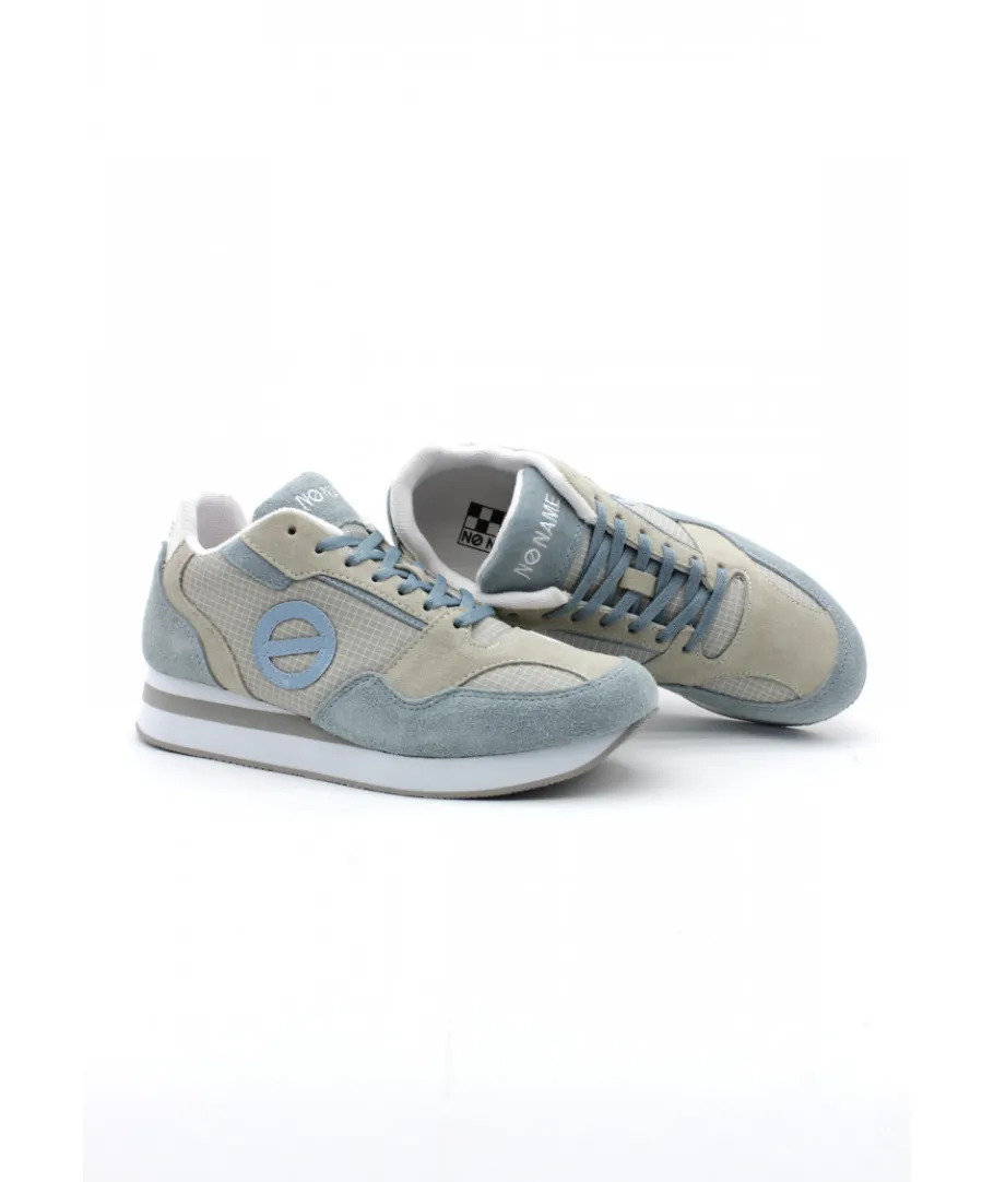 Discount L'Empreinte Chaussures NO NAME PARKO RUNNER SUEDE MENDY bleu