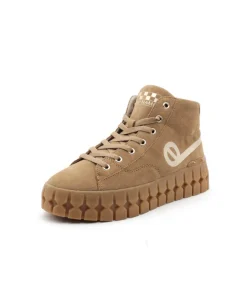 Online L'Empreinte Chaussures NO NAME PLAY MID SUEDE Marron clair
