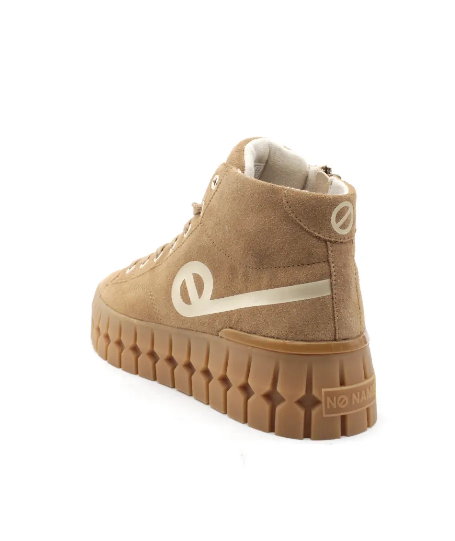 Online L'Empreinte Chaussures NO NAME PLAY MID SUEDE Marron clair