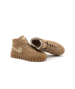 Online L'Empreinte Chaussures NO NAME PLAY MID SUEDE Marron clair