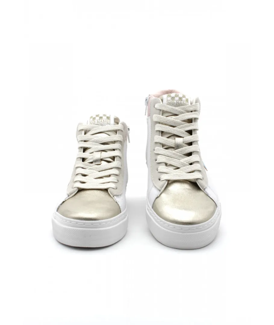 Discount L'Empreinte Chaussures NO NAME STRIKE MID CUT blanc