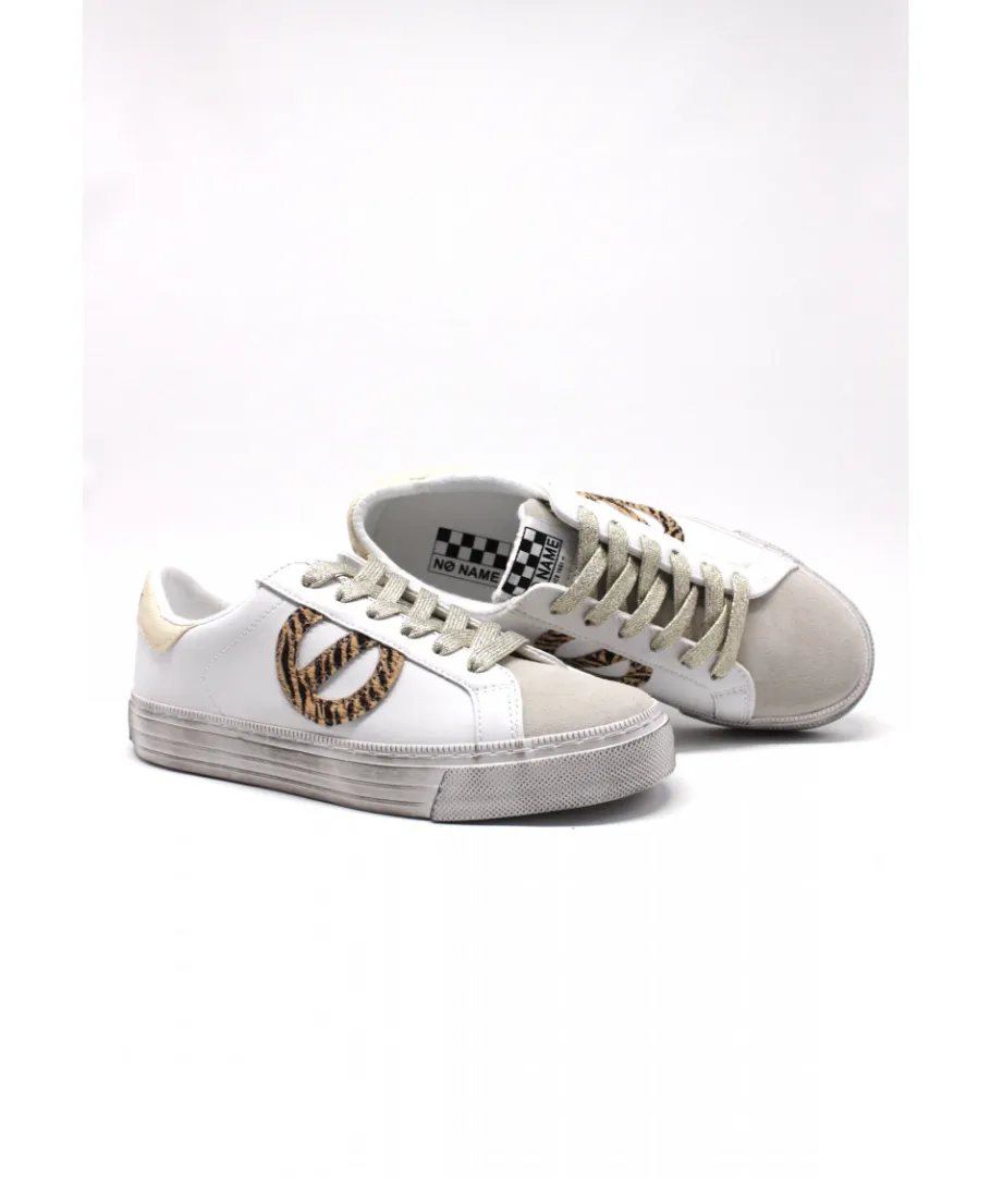 Flash Sale L'Empreinte Chaussures NO NAME STRIKE SIDE blanc