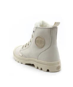 Sale L'Empreinte Chaussures PALLADIUM PAMPA HI ZIP WL CREME