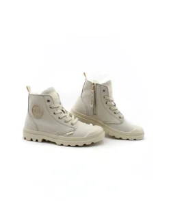 Sale L'Empreinte Chaussures PALLADIUM PAMPA HI ZIP WL CREME