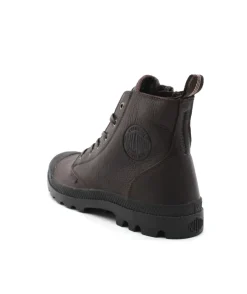 Hot L'Empreinte Chaussures PALLADIUM PAMPA ZIP LTH Marron fonce