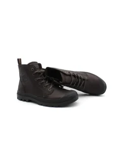 Hot L'Empreinte Chaussures PALLADIUM PAMPA ZIP LTH Marron fonce