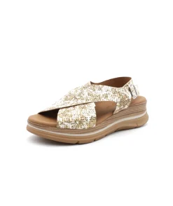 Sale L'Empreinte Chaussures PAULA URBAN 24-526 FLORES METAL taupe